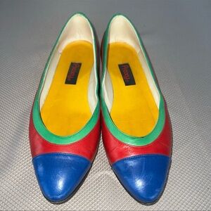 VINTAGE (1980’S) COLOR BLOCK FLATS BY PROXY//SIZE 7